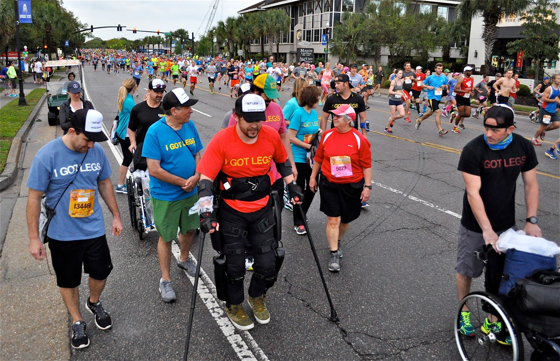 Gorlitsky embarks on his epic first Bridge Run, 2016 (copy)